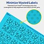 Avery Printable Square Multipurpose Labels, 2-1/8" x 2-1/8", Bright Blue, 960/Box (94105)~#|#~81069F4C-D621-4544-8FE42D7CCDC19A42_sc7