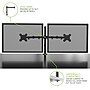 Kanto Height Adjustable Desktop Arm Dual Monitor Stand for 17" - 27" Monitors, Black (DML2000)~#|#~8106CADD-1C30-4AEA-ADAF9E4869B88343_sc7