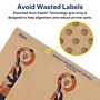 Avery Laser/Inkjet Decorative Edge Multipurpose Labels, 1" x 4", Kraft Brown, 200 Labels/Pack ( 94115)~#|#~810C45B3-50E7-45FF-B6269783CC41A98C_sc7