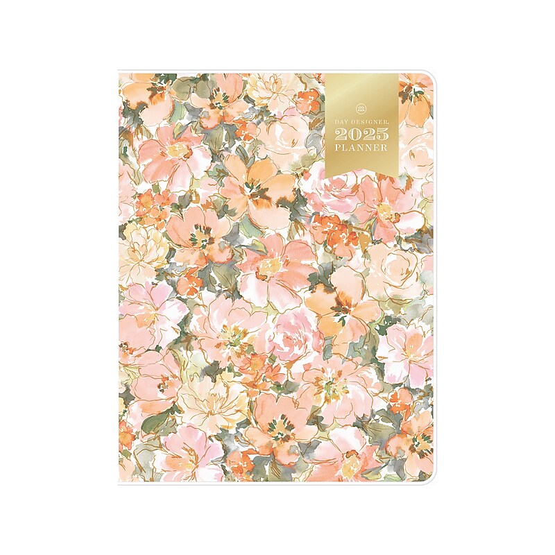 2025 Blue Sky Felicity 8.5" x 11" Monthly Planner, Plastic Cover, Multicolor (152227) image 1