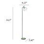 Simple Designs Sleek Essentials 54.5" Metal Floor Lamp with Wire Cage Shade, Sage Green (LF1050-SGE)~#|#~81144BE5-EFD2-4FF1-94ADDDE79E33B040_sc7