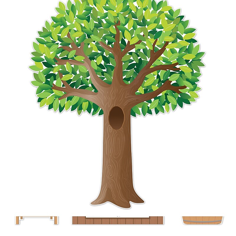 Creative Teaching Press Apple Time Jumbo Tree Bulletin Board Set, 10/Set (CTP10994) image 1