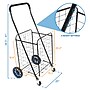 Mount-It! Small Rolling Utility Shopping Cart, Holds Up to 66 lbs., Black (MI-907S)~#|#~8116DD05-878B-463A-8419E6FB3D5C4145_sc7