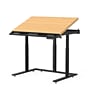 VersaDesk PowerLift Triad 48"W Electric Adjustable Drafting Table, Bamboo/Black (TRDT-4830-BNB)~#|#~8119951F-E880-424C-902C724C5D563537_sc7
