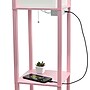 Simple Designs Etagere Organizer 62.5" Floor Lamp with Rectangular Shade, Light Pink (LF1037-LPK-CCLB)~#|#~811BAA60-1496-40C2-A8724D57EF715FE5_sc7