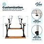 Viva Comfort 7 ft. Foldable Physical Therapy Parallel Bars with Adjustable Height, 350 lbs. Capacity, Black (ADI905-01-MK)~#|#~8123C1FB-9AC1-4A0D-B3AE5DEB9456F4A1_sc7