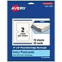 Avery Integrated Cards, 4" x 6", Matte Ivory, 20/Pack (95274)~#|#~81264A84-6F8F-4B19-99CB5CAC9BC1B36D_sc7