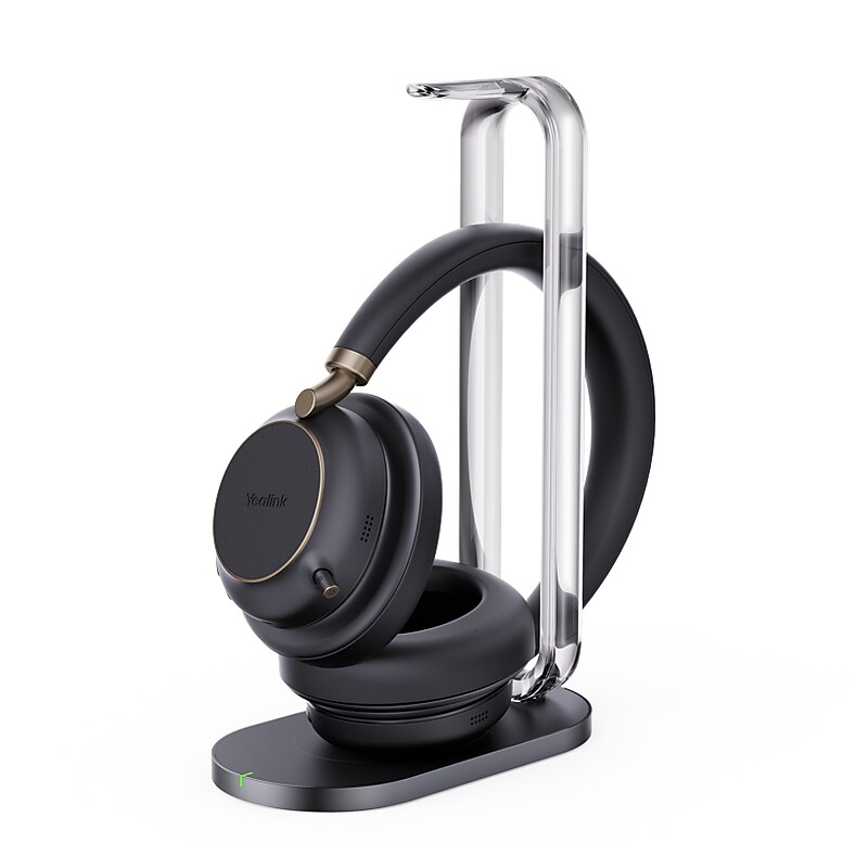 YeaLink BH76 Plus Bluetooth Stereo Phone & Computer Headset with Stand, UC Certified (1208700) image 1