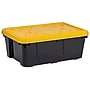 Greenmade Mini Max 3.2 Gallon Storage Bin, Black/Yellow (847586)~#|#~812896FB-264E-4E80-A489D6E5F6B4EFAC_sc7