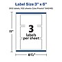 Avery Laser/Inkjet Waterproof Multipurpose Rectangle Labels, 3" x 6", White, 300 Labels/Box (94249)~#|#~812C4DC3-8AE2-49E6-93EC81A5F6EF65AB_sc7