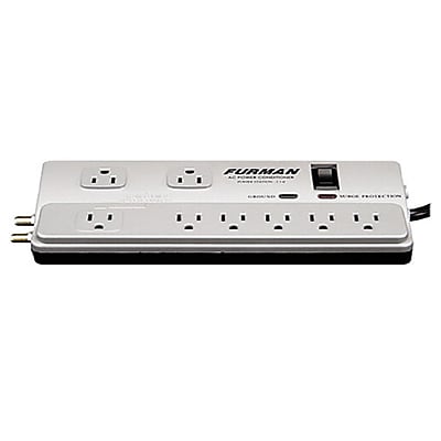 Furman 8-Outlet Surge Protector, 6′, 1800 Joules, White (PST-2+6) Sansujyuku sansujyuku.com