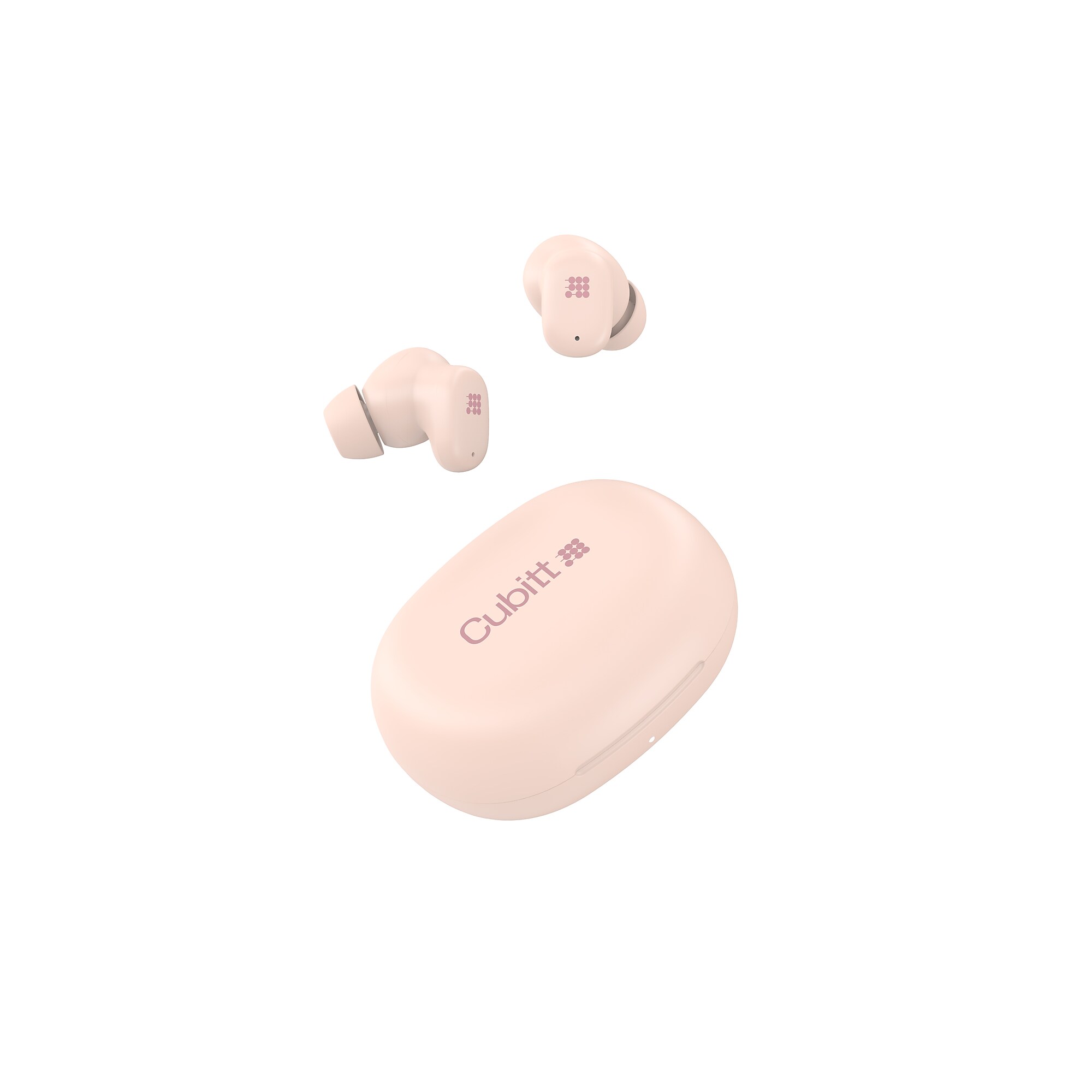 Cubitt Power Wireless Active Noise Canceling Earbuds, Bluetooth, Light Pink (PWBUDS5) Sansujyuku sansujyuku.com