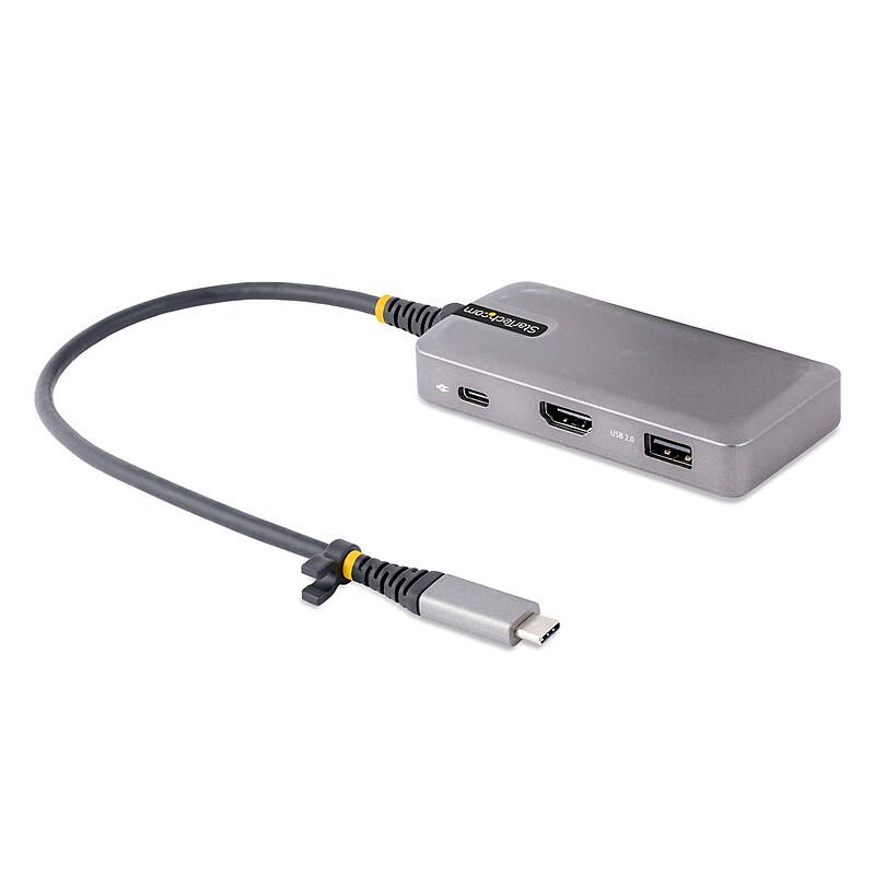 StarTech Universal USB-C Docking Station, Space Gray (104B-USBC-MULTIPORT) image 1