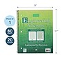 Roaring Spring Paper Products Signature 1-Subject Professional Notebooks, 8.5" x 11", Graph Ruled, 80 Sheets, Green (11382)~#|#~813D03BB-EC69-4663-91B5D077794F0784_sc7