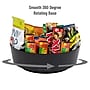 Mind Reader Plastic 4-Compartment Snack Carousel Organizer Snack Tray, Black (LAZSNACK-BLK)~#|#~8141B6F1-C2D9-4889-938CCA05A7A12083_sc7