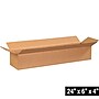24" x 6" x 4" Shipping Boxes, 32 ECT, Brown, 25/Bundle (2464)~#|#~8144AEAD-498C-44BE-9E5B679AC7F66D86_sc7