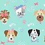 bentgo Kids Insulated Lunch Bag, 2-Compartment, Puppy Love (BGKDBG-PPY)~#|#~81472F8F-09E7-4F95-BB7A9392CC826941_sc7