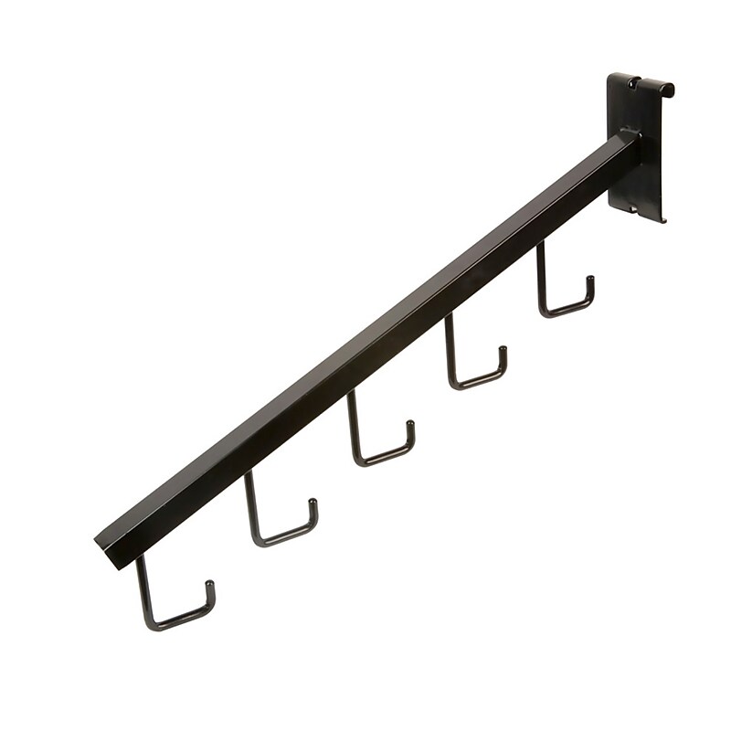 Nahanco 5-Hook Square Tubing Waterfall, Black (BLK5H) image 1
