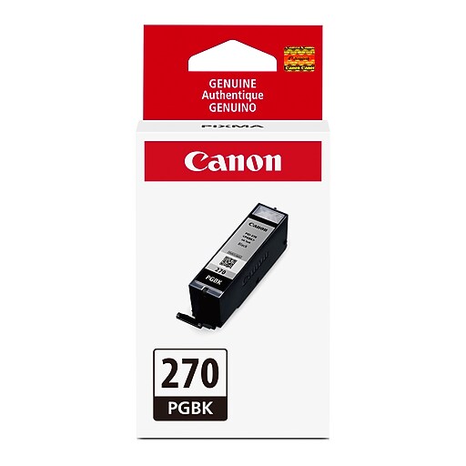 Canon 270 Pigment Black Standard Yield Ink Cartridge (0373C001