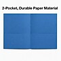 Staples 2-Pocket Paper Folder, Light Blue - Letter Size School & Office Folders, 10-Pack~#|#~814C49DE-663D-4FE2-90B6952B092926CB_sc7
