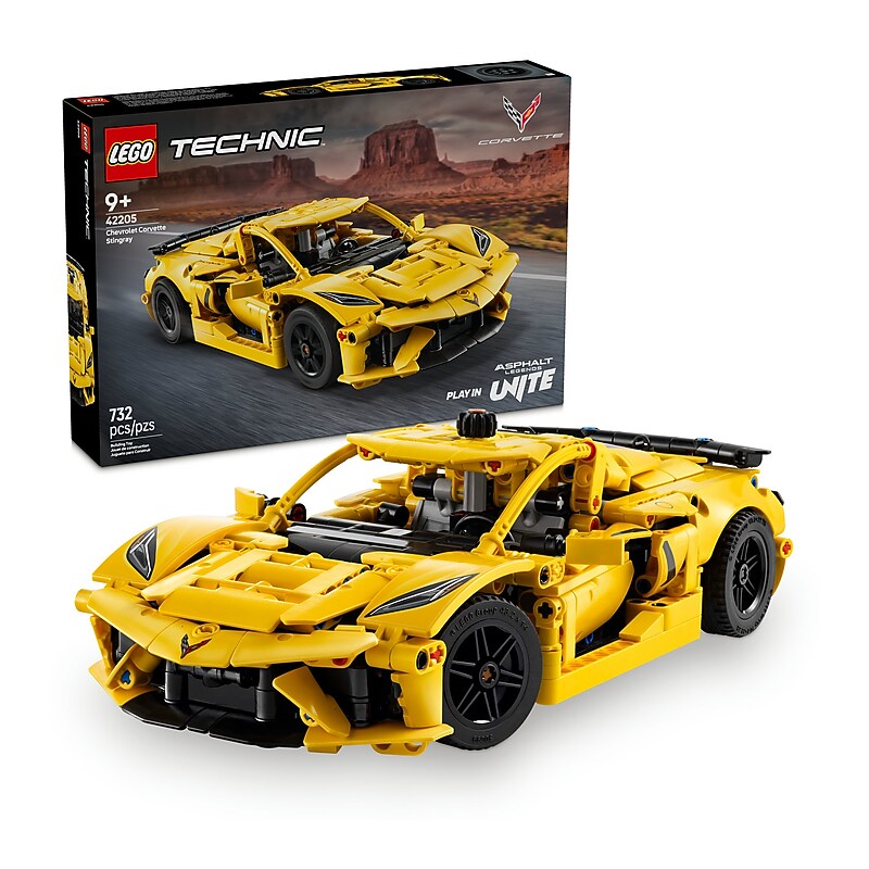 LEGO Technic Chevrolet Corvette Stingray, 732 Pieces (42205) image 1