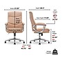 Thomasville Josephine Ergonomic Bonded Leather Swivel Manager Chair, Blush (60071-BLSH)~#|#~814FE8DD-1108-4A4E-8AFE7359EE2EBBAA_sc7