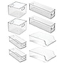 iDESIGN Small Stackable Plastic Storage Bin, Clear, 8/Pack (28488C8)~#|#~814FF190-EAA3-4CF6-BD1130D40B68054F_sc7