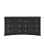 Prepac 29" Sonoma 6 Drawer Dresser, Black (BDC-6330-K)~#|#~81563781-4012-4C0D-84CBE036C804EEA0_sc7
