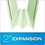 Pendaflex Reinforced Pressboard Classification Folder, 2" Expansion, Letter Size, Light Green, 25/Box (17180EE)~#|#~815682BF-3E3C-4C08-B49E6F6F26FE1981_sc7