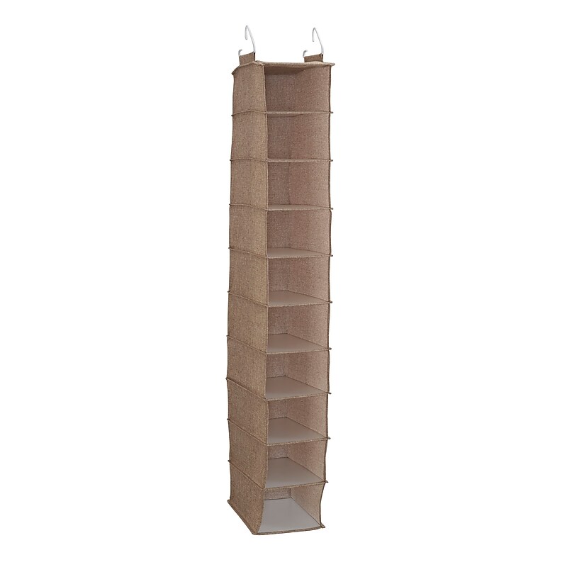Household Essentials Hanging Closet Organizer, 10 Shelf (7806-1) image 1