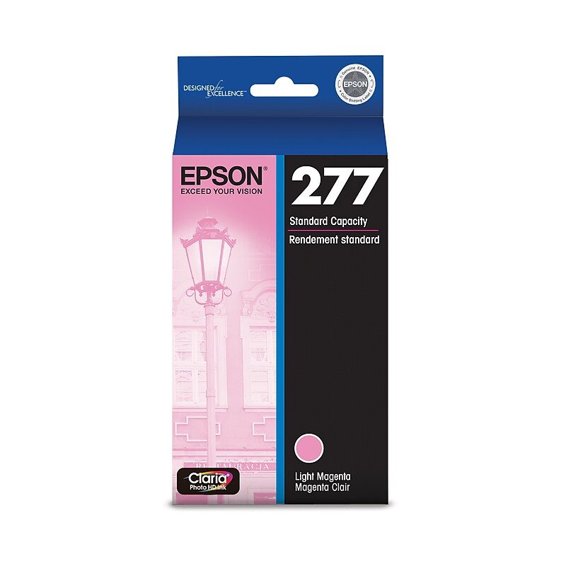Epson 277 Light Magenta Standard Yield Ink Cartridge image 1