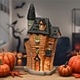 National Tree Company 12" Haunted House with Tower and LED Light (PG11-FJ80464-1)~#|#~815C3245-DF73-4641-950AB31D0C1E66D6_sc7