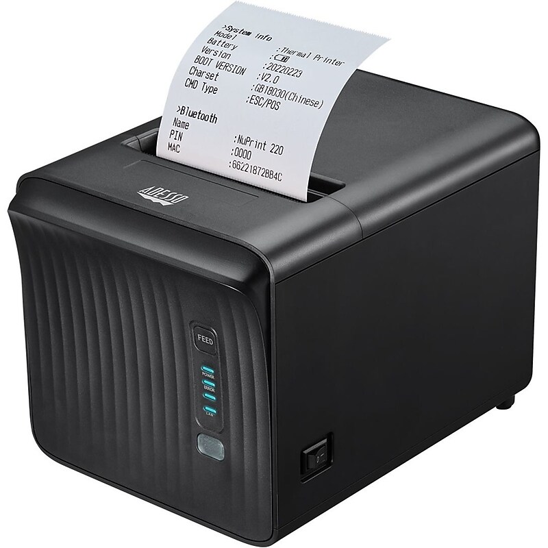 Adesso NuPrint 330 3-Inch Network Thermal Receipt Printer (NUPRINT330) image 1