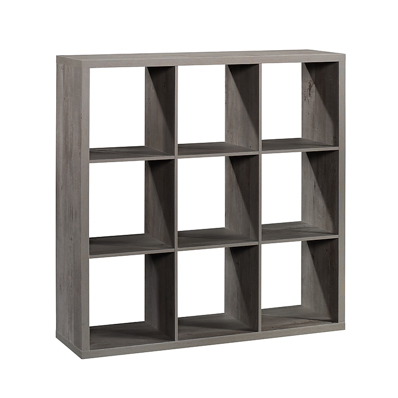 Sauder Select 44"H 9-Shelf Cube Organizer, Mystic Oak (431287) image 1