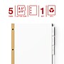 Staples Large Tab Insertable Dividers, 5 Tabs, Clear (13491/11122)~#|#~81668436-92E2-4A27-A98E1BD712A88BAE_sc7