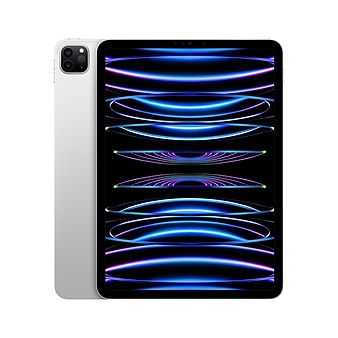 Apple iPad Pro 11" Tablet, 128GB, WiFi, 4th Generation, Silver (MNXE3LL/A)