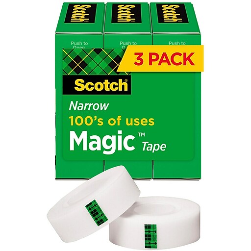  Staples Invisible Tape 12 Pack (Each 36 Yards) (24 Pack) :  Office Products