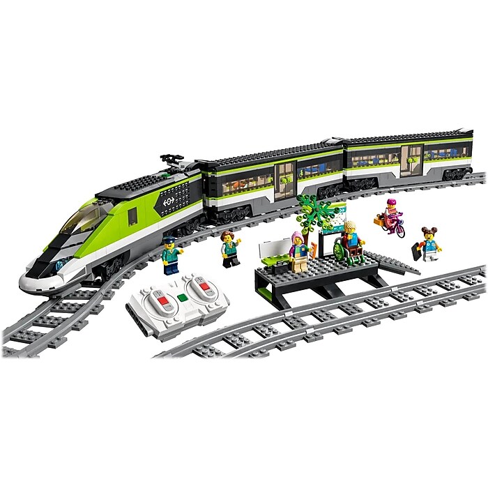 りん☆* size80 LEGO Express Passenger Train 60337 running in my city