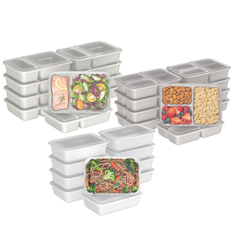 bentgo Prep Containers, 60/Set (BGPRPAK3-WS) image 1