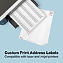 Staples Laser/Inkjet Address Labels, 1/2" x 1 3/4", White, 80 Labels/Sheet, 100 Sheets/Pack, 8000 Labels/Box (ST18056-CC)~#|#~816CECC1-CDE4-4FFB-8BB083D23521CF7D_sc7