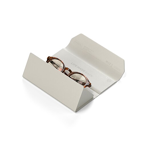 Satechi Vegan-Leather FindAll Glasses Case, Sand (ST-LFAGCW) | Staples