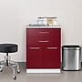 Viva Comfort 36'' H x 24" L Exam Room Medical Cabinet, 2-Doors, 2-Drawers, Claret (90224GRYCL)~#|#~81766F05-836F-4B8F-ABFE31C456D7B6E5_sc7