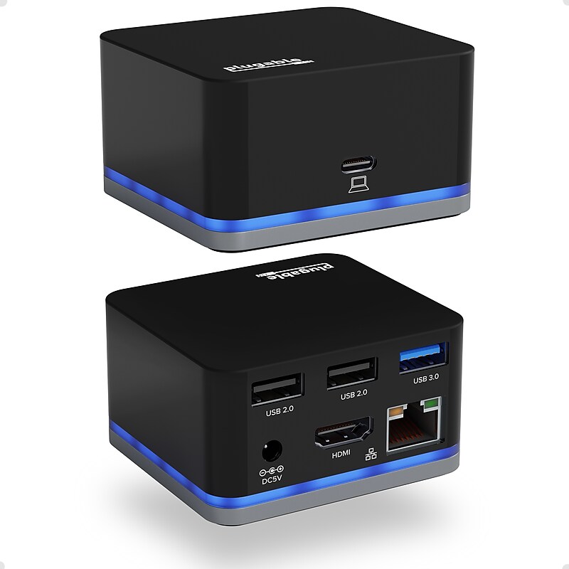 Plugable USB C Cube - Mini Docking Station (UD-CUBE) image 1