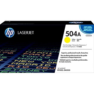Toner HP 504A CE250A Noir – Original, 5000 Pages, Neuf Sous Blister