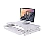 Rocelco 32"W Adjustable Standing Desk Converter, White (R ADRW)~#|#~817E9665-CAAE-4D08-B8CA376156F6C6EA_sc7
