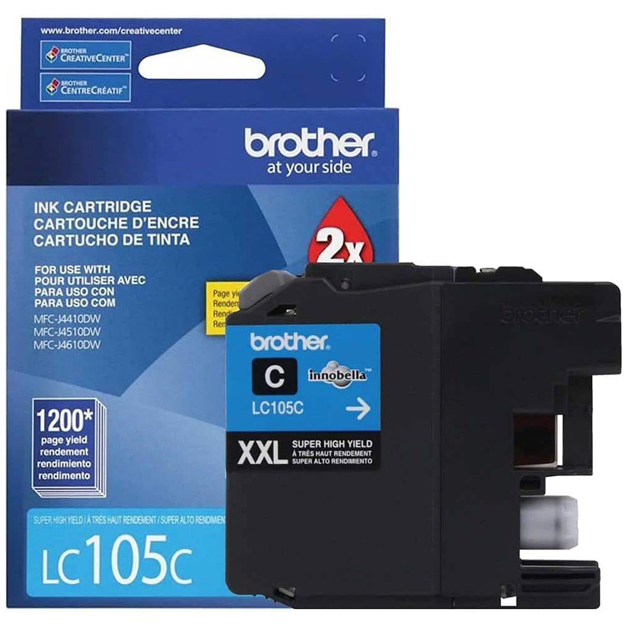 Brother LC105C Cyan Extra High Yield Ink   Cartridge Sansujyuku sansujyuku.com