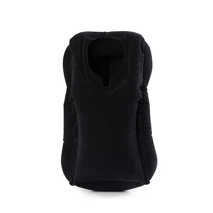 Brookstone PVC Travel Pillow, Black (BCPP0008) | Staples
