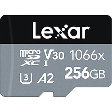 Lexar High-Performance 633x 256GB microSDXC Memory Card with