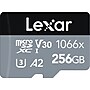 Lexar Professional 1066x SILVER Series 256GB microSDXC Memory Card, Class 10, UHS-I, V30 (LMS1066256G-BNANU)~#|#~8189FE69-30E5-4CC2-B4F621BE798962E5_sc7