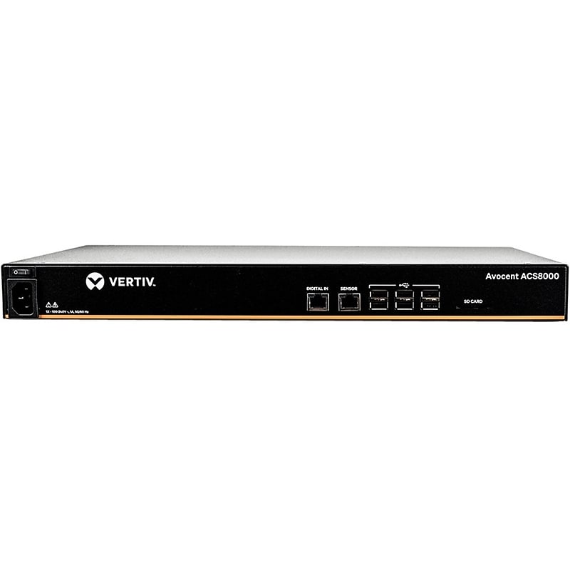 Vertiv Avocent ACS 8000 48-Port Serial Console Server, Single AC (ACS8048SAC-400) image 1